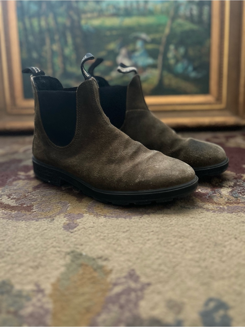 Blundstone 1615 Olive Chelsea Boots